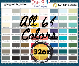 32oz - Dixie Belle Chalk Mineral Paint - All 64 Colors