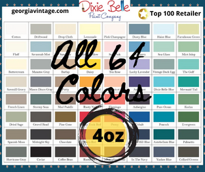 4oz - Dixie Belle Chalk Mineral Paint - All 64 Colors